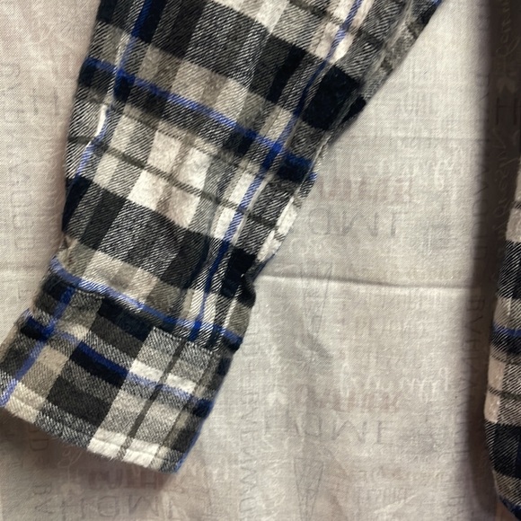 Chaps plaid button down flannel - Picture 5 of 9